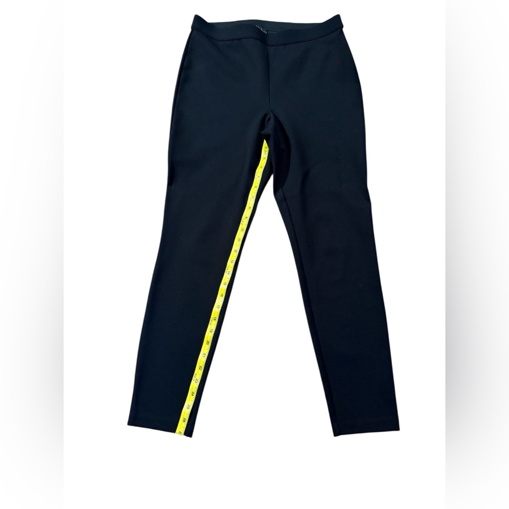 Talbots Soho Ankle Pant Black Pull On Stretch Slim Trousers Leggings Size 10 EUC - Picture 10 of 13